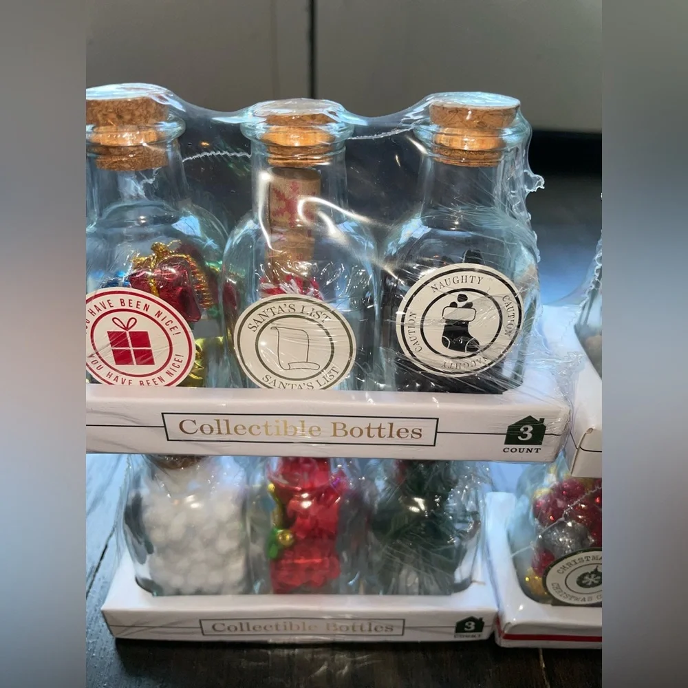 Target Bullseye Christmas Collectable Bottles
